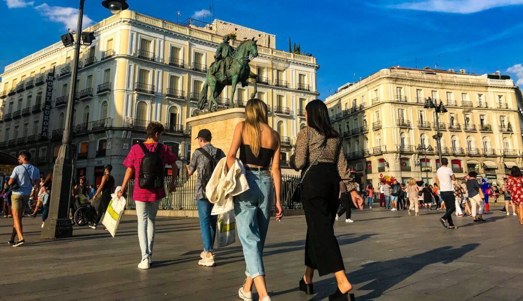 puerta del sol uno de los monumentos de Madrid